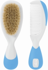 Brosse et Peigne Bleu Clair